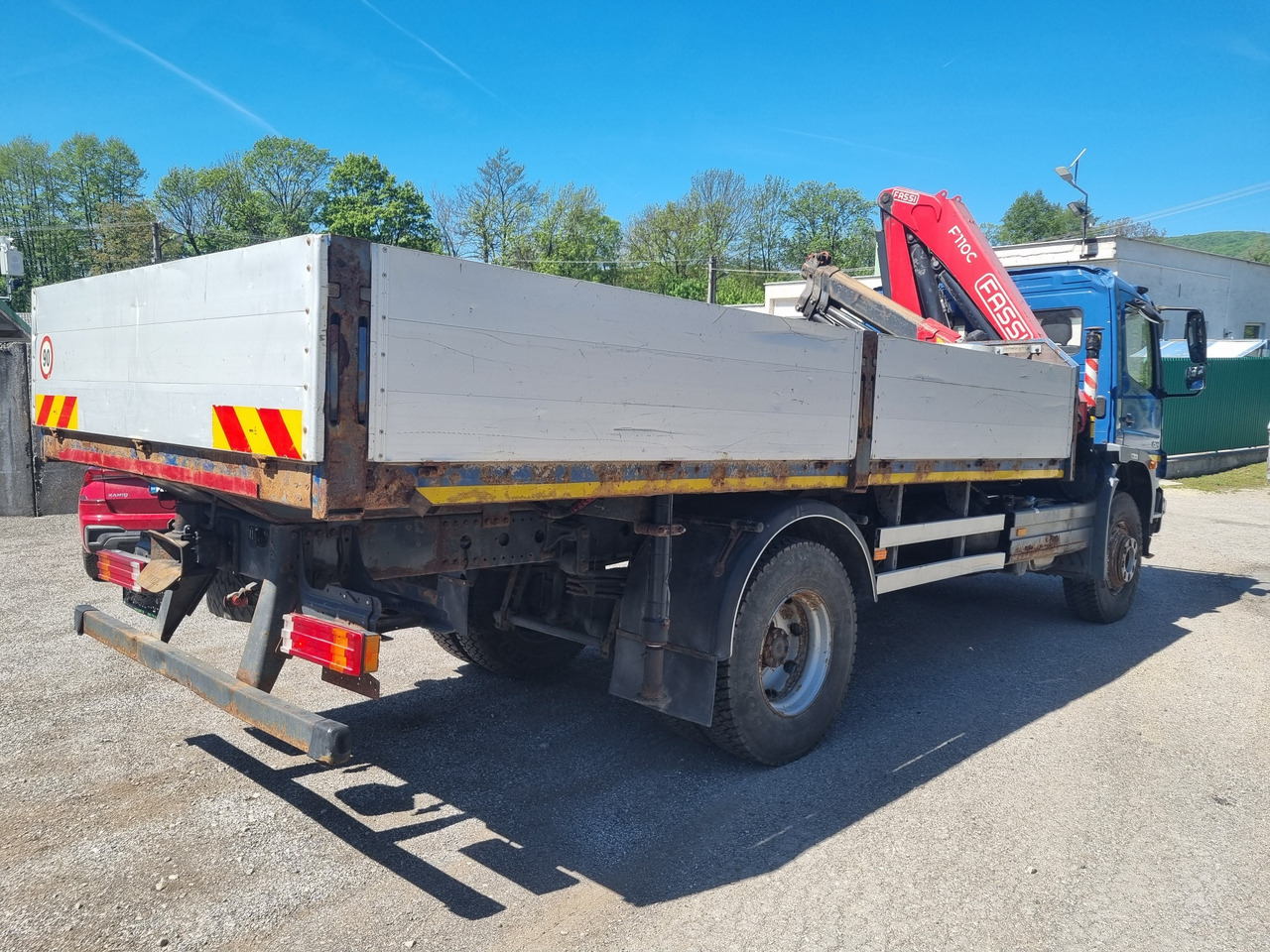 MERCEDES-BENZ 1524 4x4 + FASSI 110 RADIO CTRL + FRONT WINCH - Camion plateau, Camion grue: photos 4 MERCEDES-BENZ 1524 4x4 + FASSI 110 RADIO CTRL + FRONT WINCH - Camion plateau, Camion grue: photos 4
