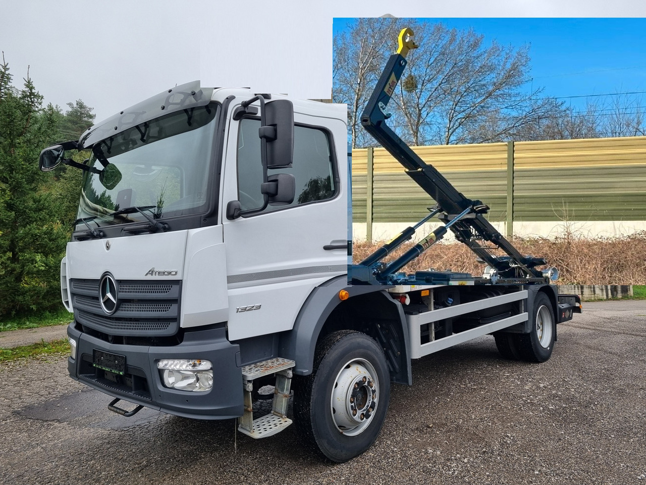 MERCEDES-BENZ ATEGO 1323 4x4 ABROLKIPPER - Camion ampliroll: photos 1 MERCEDES-BENZ ATEGO 1323 4x4 ABROLKIPPER - Camion ampliroll: photos 1