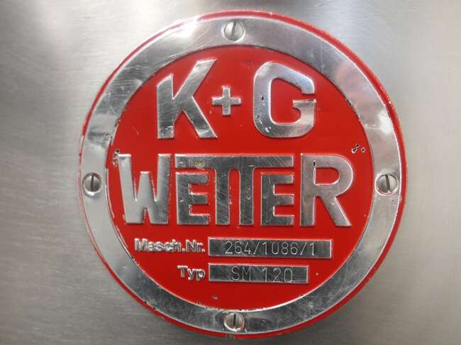 Machine agroalimentaire K+G Wetter cutter SM120STL: photos 8 Machine agroalimentaire K+G Wetter cutter SM120STL: photos 8