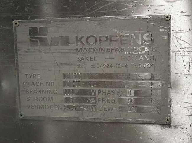 Machine agroalimentaire Koppens tempura dipper TD600: photos 6