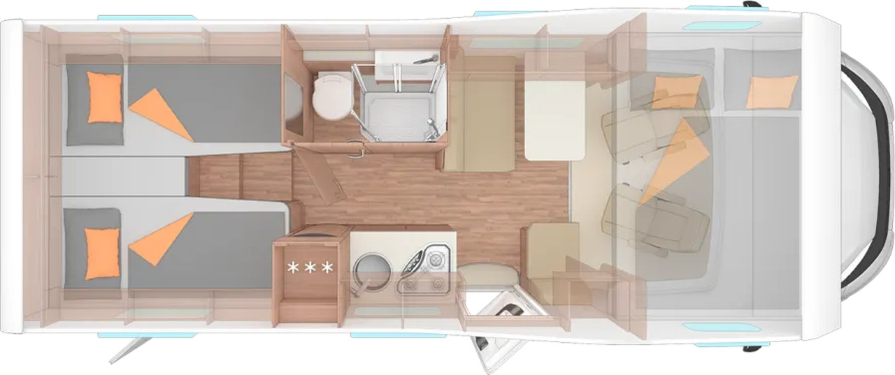 Wohnmobil Weinsberg CaraHome 650 MEG - Camping-car capucine: photos 2 Wohnmobil Weinsberg CaraHome 650 MEG - Camping-car capucine: photos 2