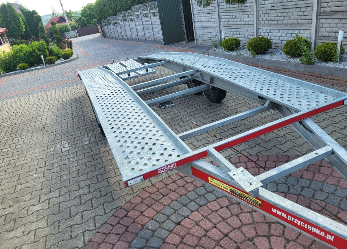GEWE DMC 270kg długa 5m nowa nie używana Dmc Stan Idealny nowy - Remorque porte-voitures: photos 2 GEWE DMC 270kg długa 5m nowa nie używana Dmc Stan Idealny nowy - Remorque porte-voitures: photos 2