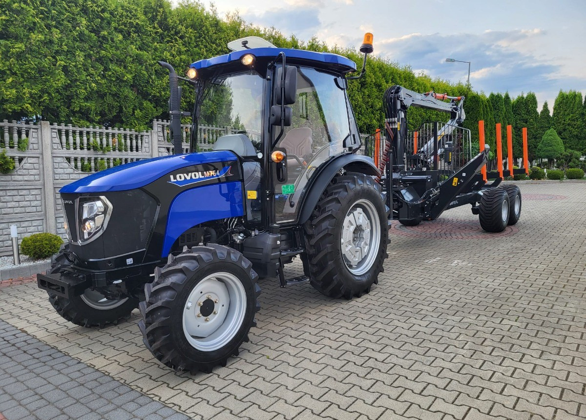 LOVOL Zestaw Traktor LOVOL M755 Przyczepa do drewna BMF 8TPro Stan Nowy Fabryczny - Abatteuse: photos 5 LOVOL Zestaw Traktor LOVOL M755 Przyczepa do drewna BMF 8TPro Stan Nowy Fabryczny - Abatteuse: photos 5