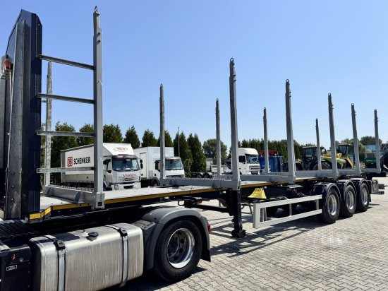 MEGA TIMBER LONG Holzauflieger 6 Rungenpaare - Semi-remorque grumier: photos 3 MEGA TIMBER LONG Holzauflieger 6 Rungenpaare - Semi-remorque grumier: photos 3