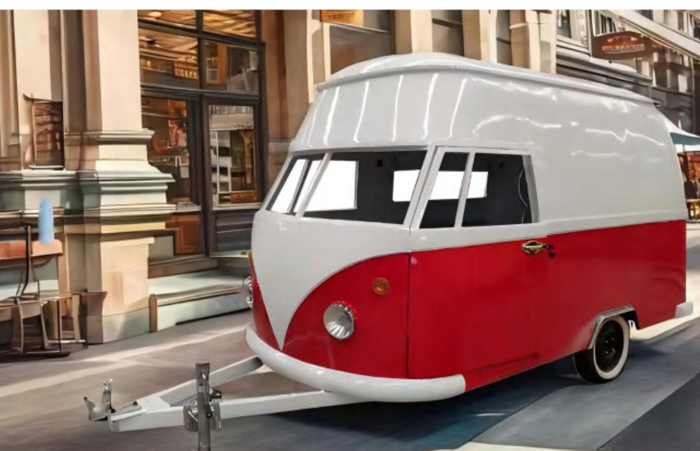Deli Star Trailer Retro Minivan HR 4300 Towable - EU Standards - Remorque magasin: photos 3 Deli Star Trailer Retro Minivan HR 4300 Towable - EU Standards - Remorque magasin: photos 3