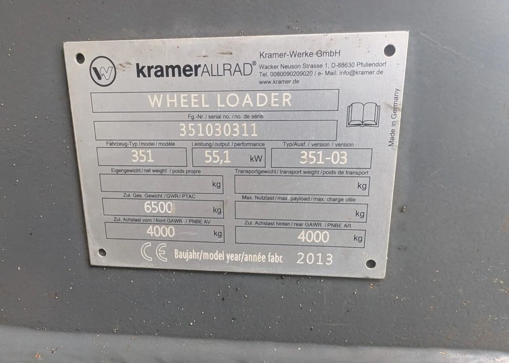 Chargeuse sur pneus Kramer Allrad 580: photos 15 Chargeuse sur pneus Kramer Allrad 580: photos 15