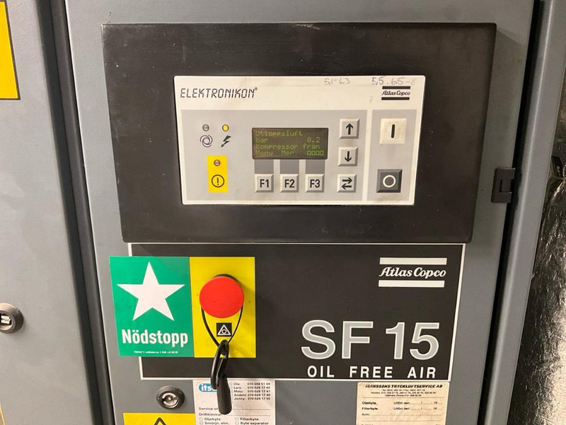 Atlas-Copco SF 15 - Compresseur d'air: photos 4 Atlas-Copco SF 15 - Compresseur d'air: photos 4