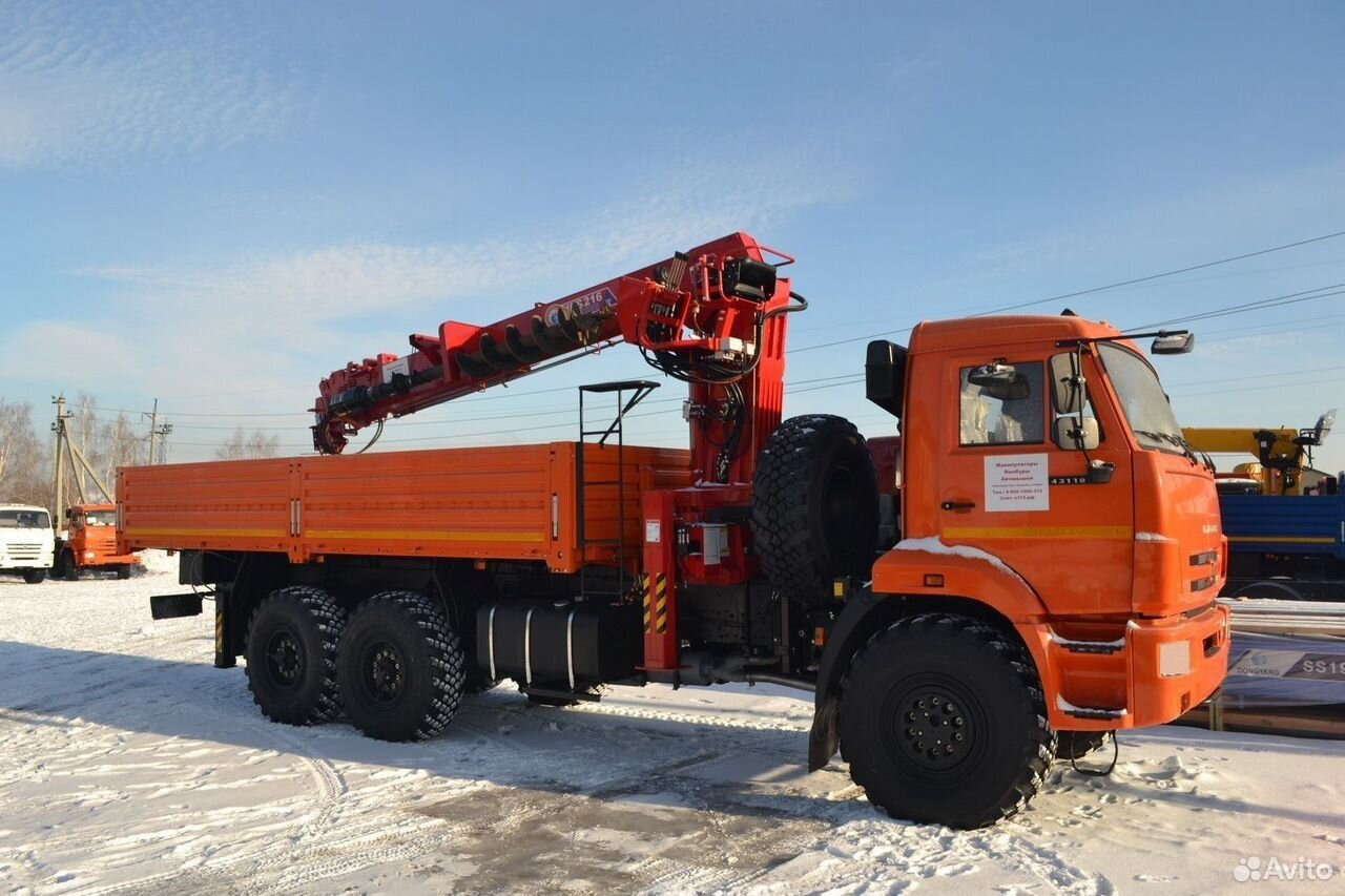 КАМАЗ 43118-50 - Châssis cabine, Camion grue: photos 1 КАМАЗ 43118-50 - Châssis cabine, Camion grue: photos 1