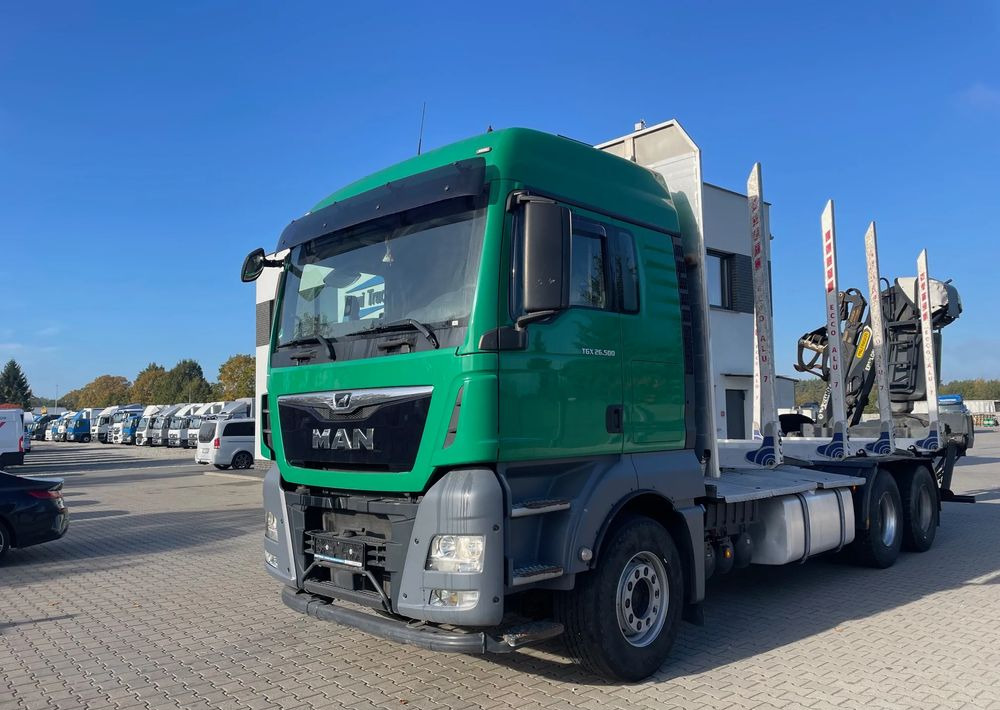 MAN TGX 26.500, 6x4, HDS EPSILOM M12Z, do transportu drewna. - Camion grumier, Camion grue: photos 2 MAN TGX 26.500, 6x4, HDS EPSILOM M12Z, do transportu drewna. - Camion grumier, Camion grue: photos 2
