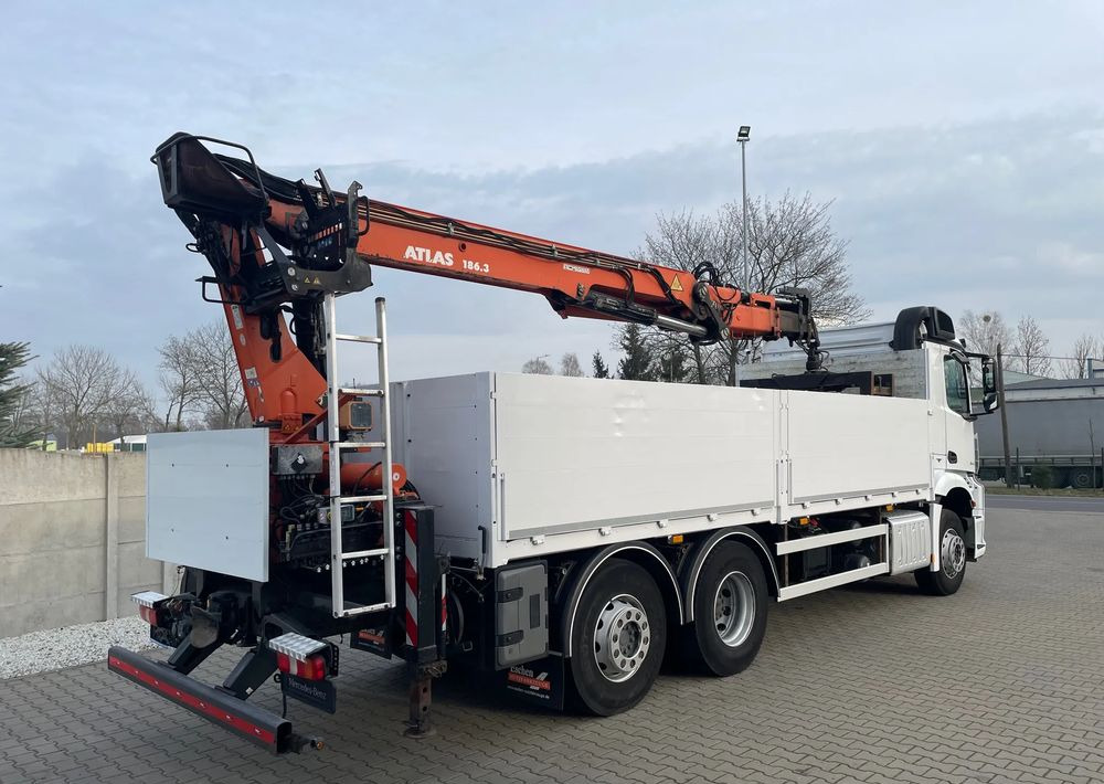 Mercedes-Benz Arocs 2545, HDS ATLAS 186.3 - PILOT - Camion plateau, Camion grue: photos 5 Mercedes-Benz Arocs 2545, HDS ATLAS 186.3 - PILOT - Camion plateau, Camion grue: photos 5
