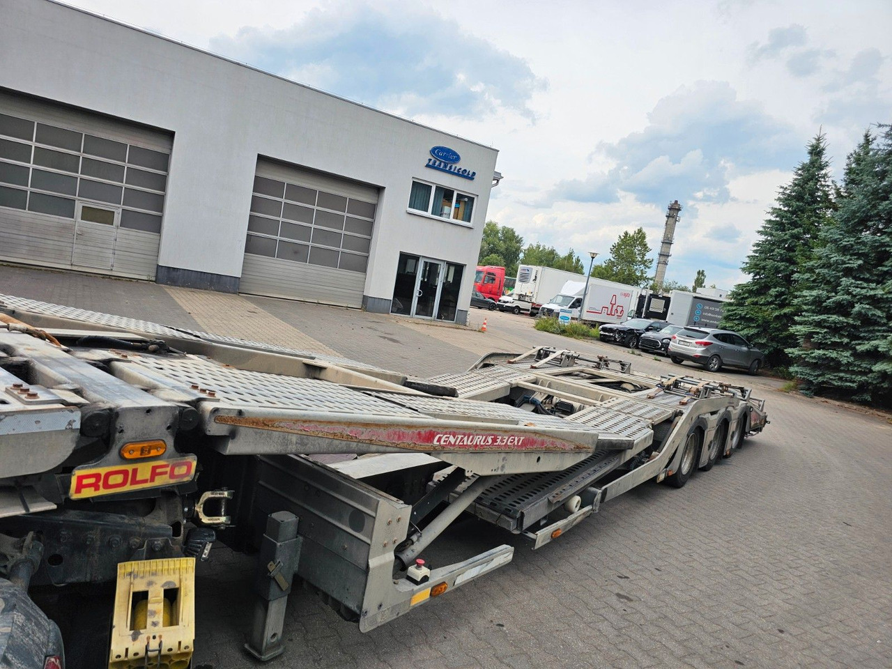 ROLFO 3X LKW TRANSPORTER CENTAURUS 3.3 EXT BPW - Semi-remorque porte-voitures: photos 3 ROLFO 3X LKW TRANSPORTER CENTAURUS 3.3 EXT BPW - Semi-remorque porte-voitures: photos 3