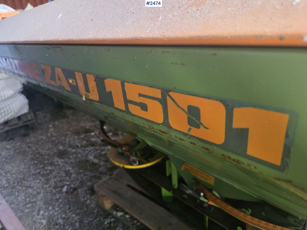 Amazone ZA-U 1501 fertilizer spreader - Distributeur d'engrais: photos 4 Amazone ZA-U 1501 fertilizer spreader - Distributeur d'engrais: photos 4