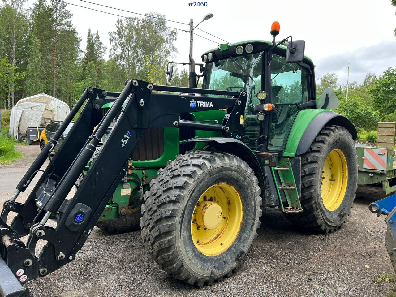 JOHN DEERE 6830 Tractor with implements - Tracteur agricole: photos 1 JOHN DEERE 6830 Tractor with implements - Tracteur agricole: photos 1