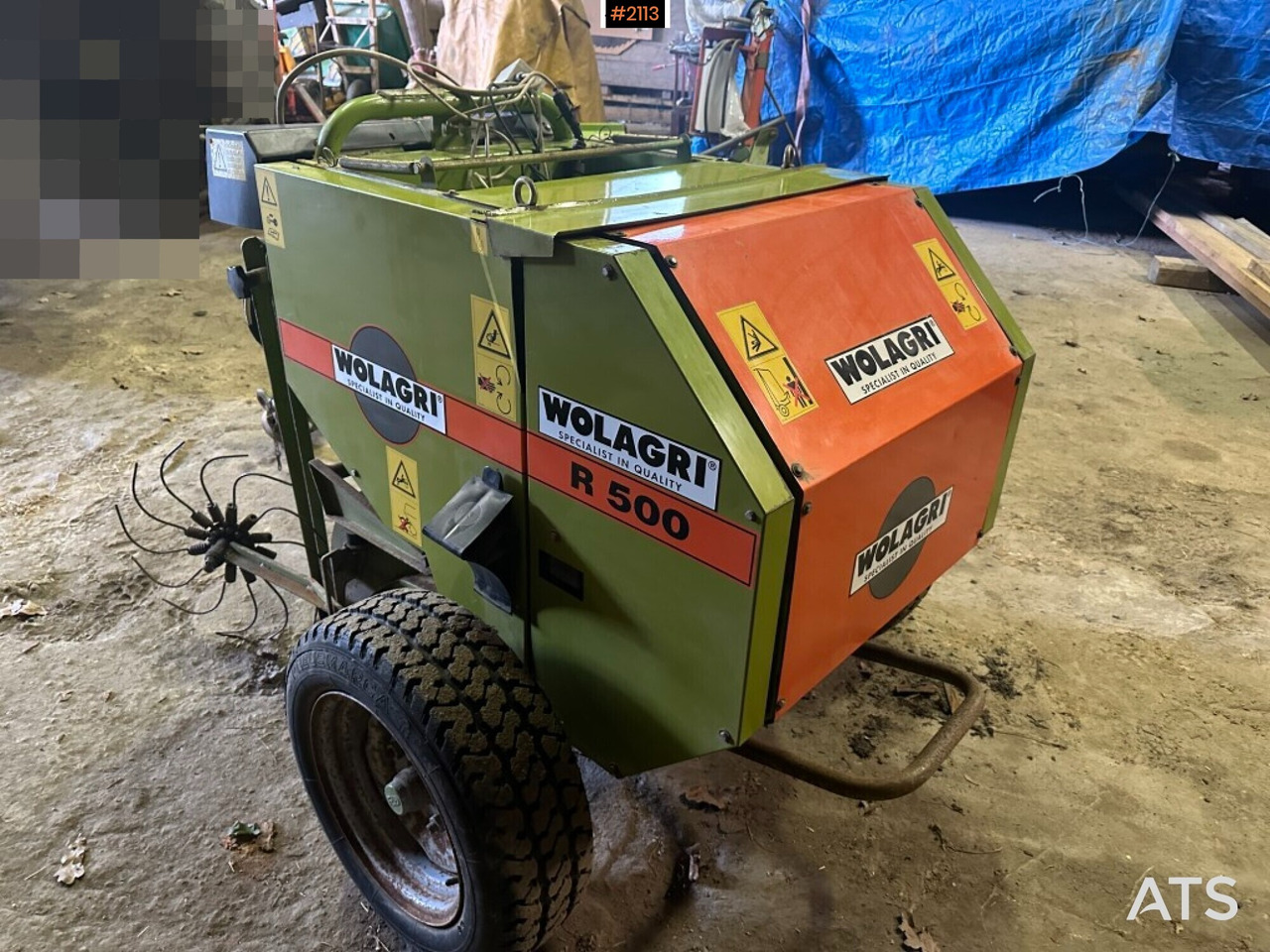 Matériel de fenaison Mini baler Wolagri R500 with 2 separate wrappers: photos 6