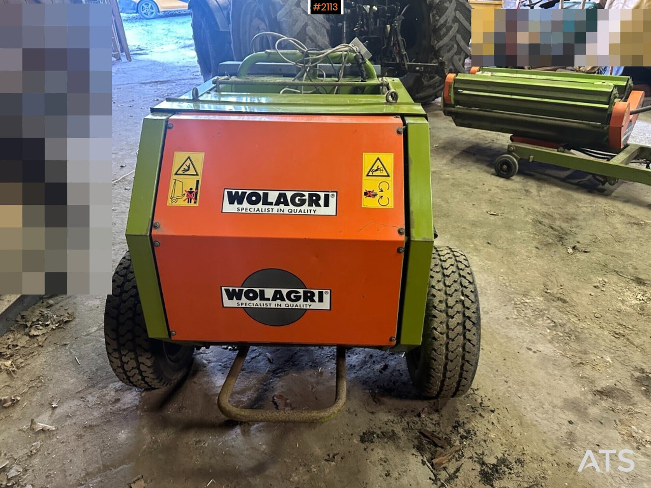 Matériel de fenaison Mini baler Wolagri R500 with 2 separate wrappers: photos 7