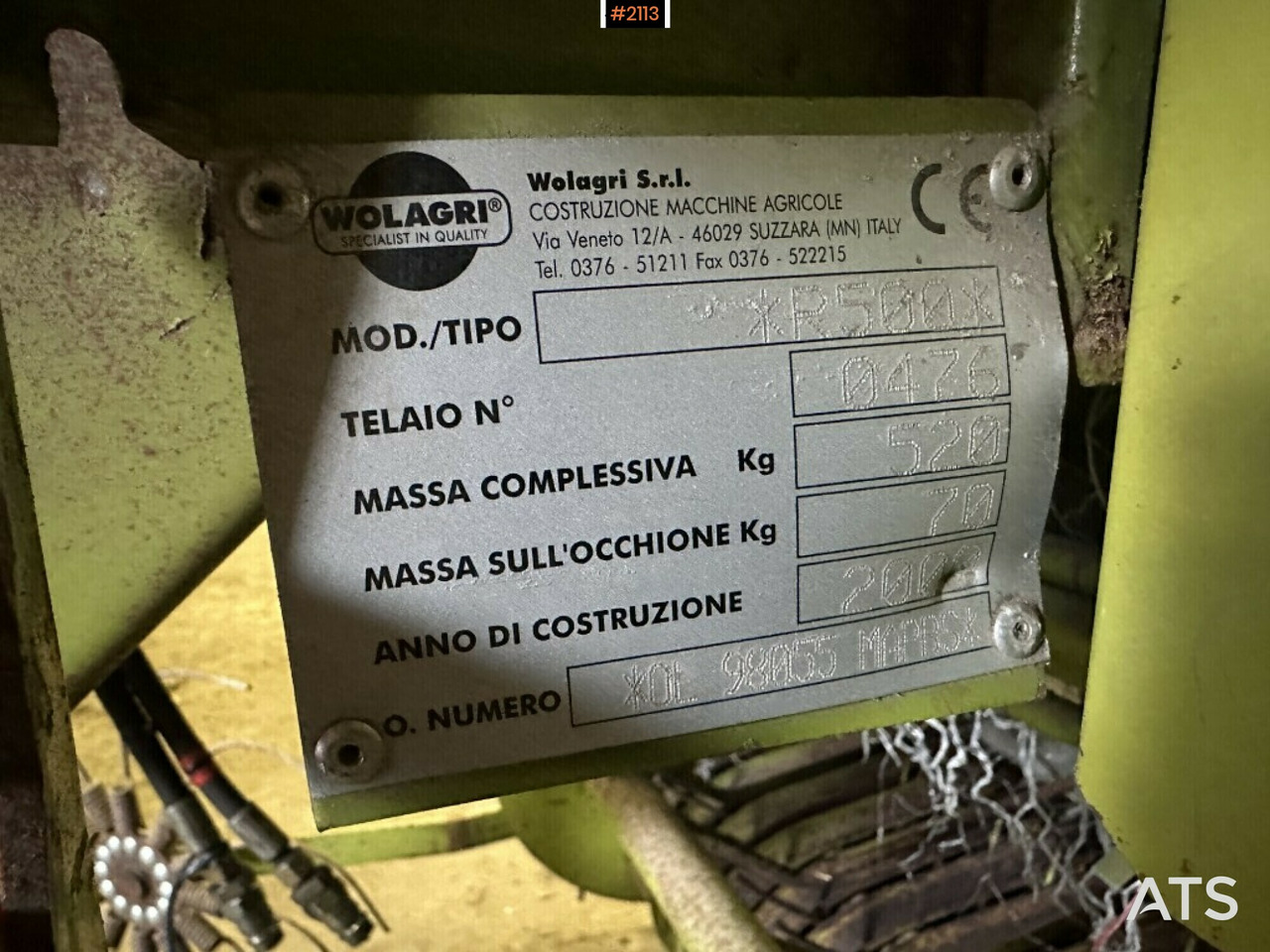 Matériel de fenaison Mini baler Wolagri R500 with 2 separate wrappers: photos 13