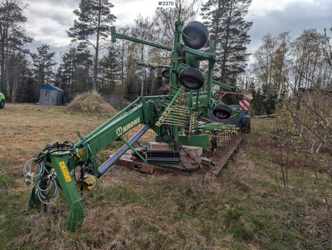 Rotary Rake Krone Swadro 1010 - Matériel de fenaison: photos 2 Rotary Rake Krone Swadro 1010 - Matériel de fenaison: photos 2