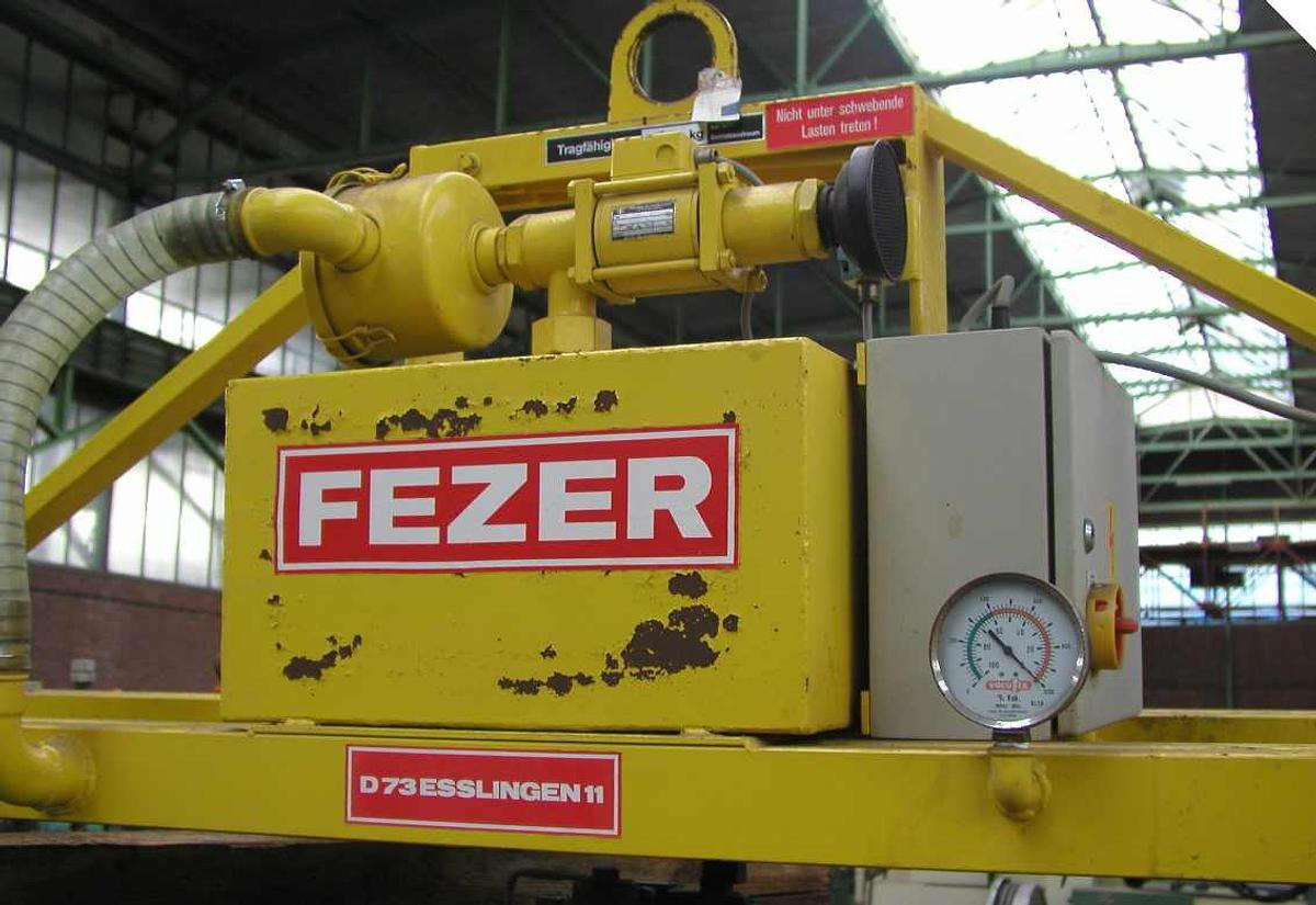 Vakuum-Lastaufnahmegerät FEZER 2.56.1.00.1 -Kräne und Hebegeräte - Matériel de magasinage: photos 2 Vakuum-Lastaufnahmegerät FEZER 2.56.1.00.1 -Kräne und Hebegeräte - Matériel de magasinage: photos 2