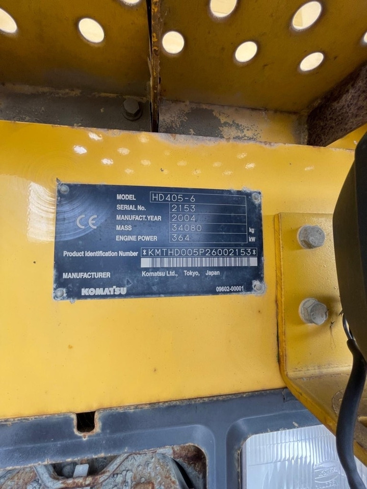 Tombereau rigide Komatsu HD 465-7E0, 2x HD 405-6, total 3 pcs: photos 10