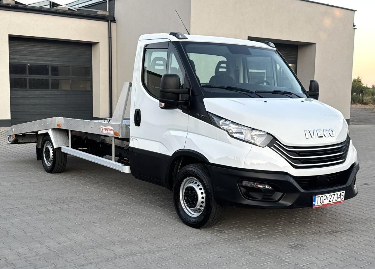 Iveco Daily 3.0 160KM Rok 2022 55 tys km przebiegu AUTOLAWETA Najazd laweta - Camion porte-voitures: photos 1 Iveco Daily 3.0 160KM Rok 2022 55 tys km przebiegu AUTOLAWETA Najazd laweta - Camion porte-voitures: photos 1