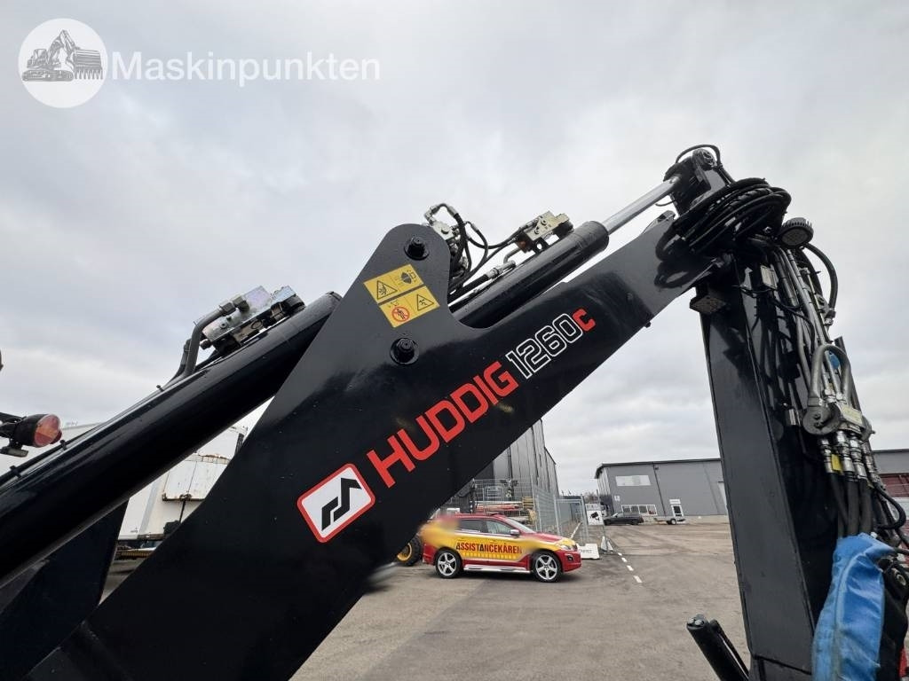 Tractopelle Huddig 1260 C redskap fram och bak: photos 31