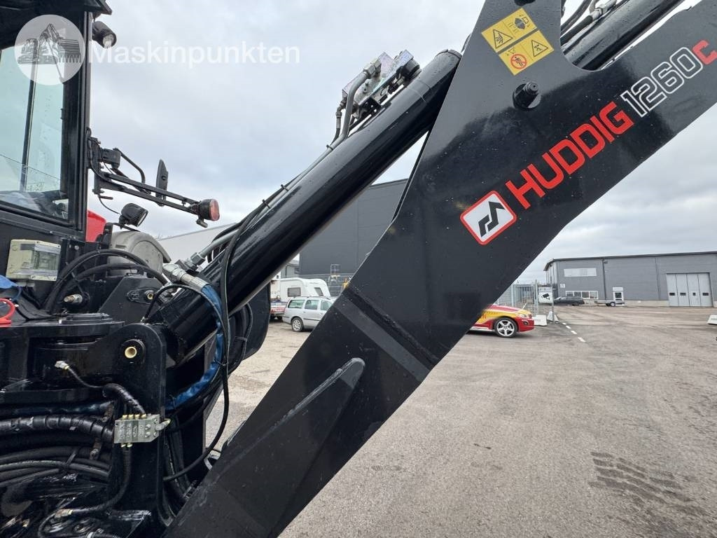 Tractopelle Huddig 1260 C redskap fram och bak: photos 30