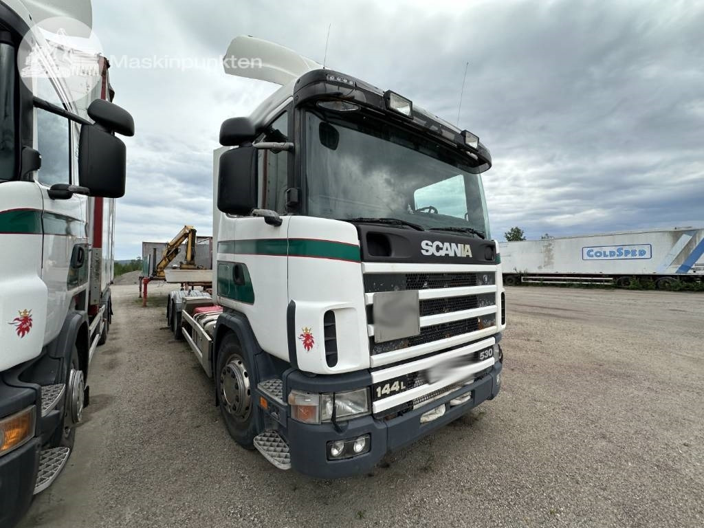 Scania R 124 LB - Camion porte-conteneur/ Caisse mobile: photos 1 Scania R 124 LB - Camion porte-conteneur/ Caisse mobile: photos 1