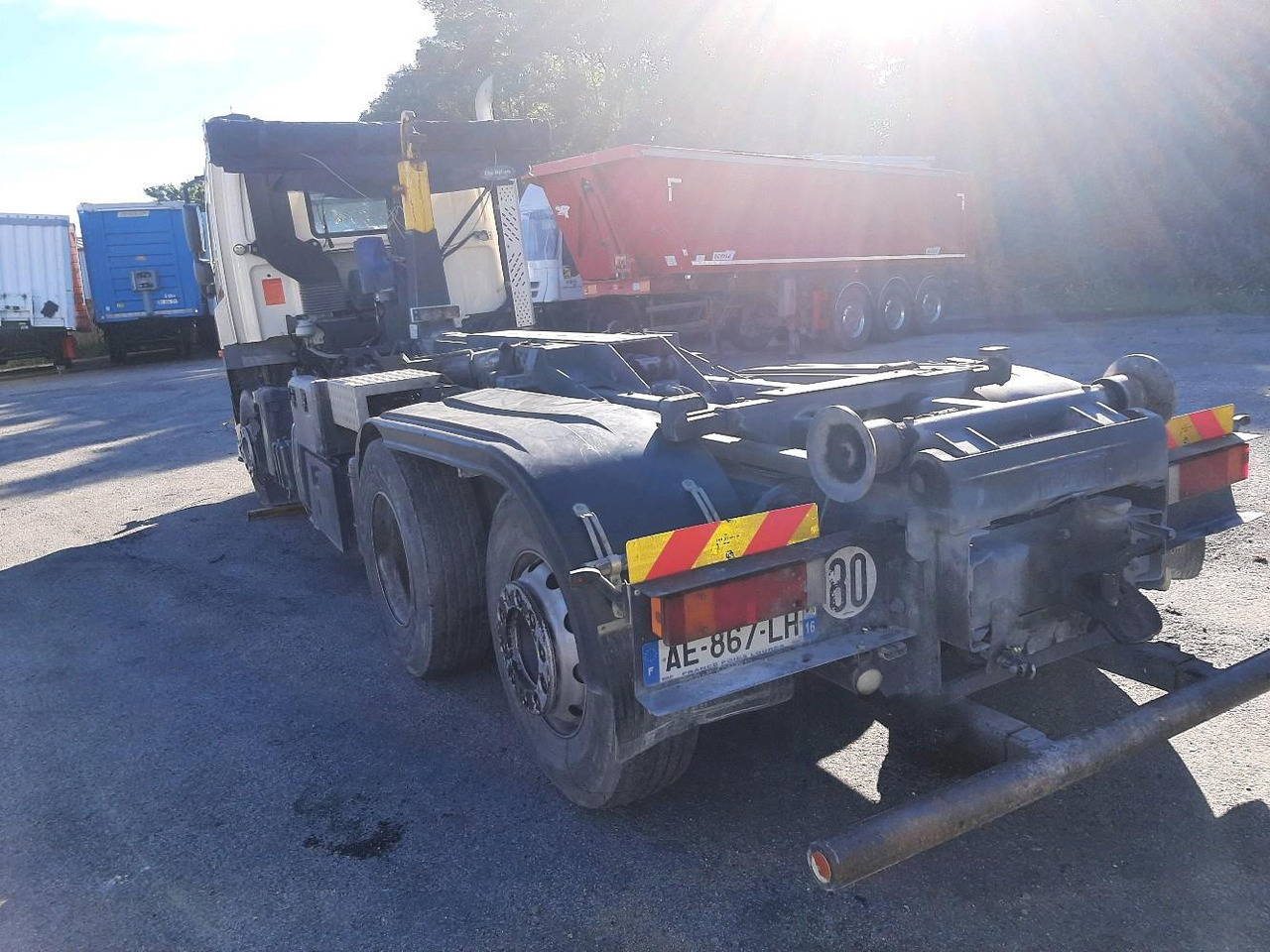 Camion ampliroll DAF CF85 FAR 85.410 POLYBENNE 6X2: photos 7