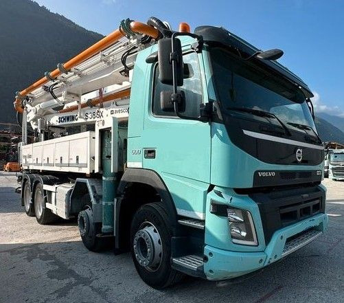 Volvo FMX 500 SCHWING S36SX - Camion pompe: photos 1 Volvo FMX 500 SCHWING S36SX - Camion pompe: photos 1