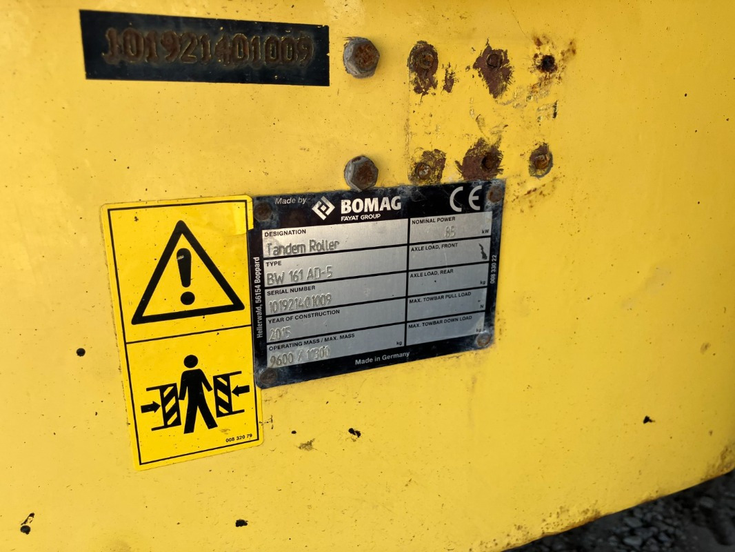 BOMAG DE BW 161 AD-5 Stage IIIb/Tier 4i - Rouleau compresseur: photos 2 BOMAG DE BW 161 AD-5 Stage IIIb/Tier 4i - Rouleau compresseur: photos 2
