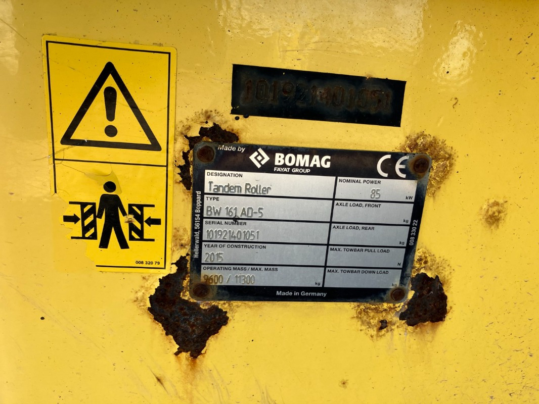 BOMAG DE BW 161 AD-5 Stage IIIb/Tier 4i - Rouleau compresseur: photos 2 BOMAG DE BW 161 AD-5 Stage IIIb/Tier 4i - Rouleau compresseur: photos 2