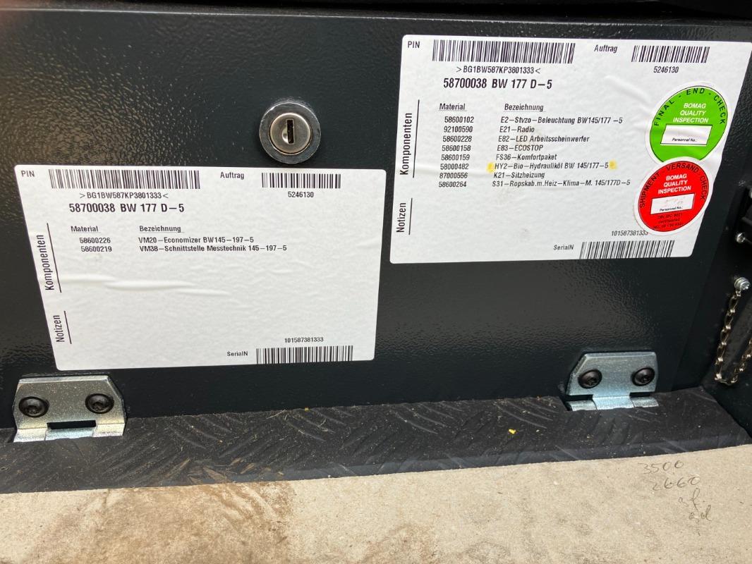 BOMAG DE BW 177 D-5 Stage V/Tier 4f - Compacteur: photos 3 BOMAG DE BW 177 D-5 Stage V/Tier 4f - Compacteur: photos 3