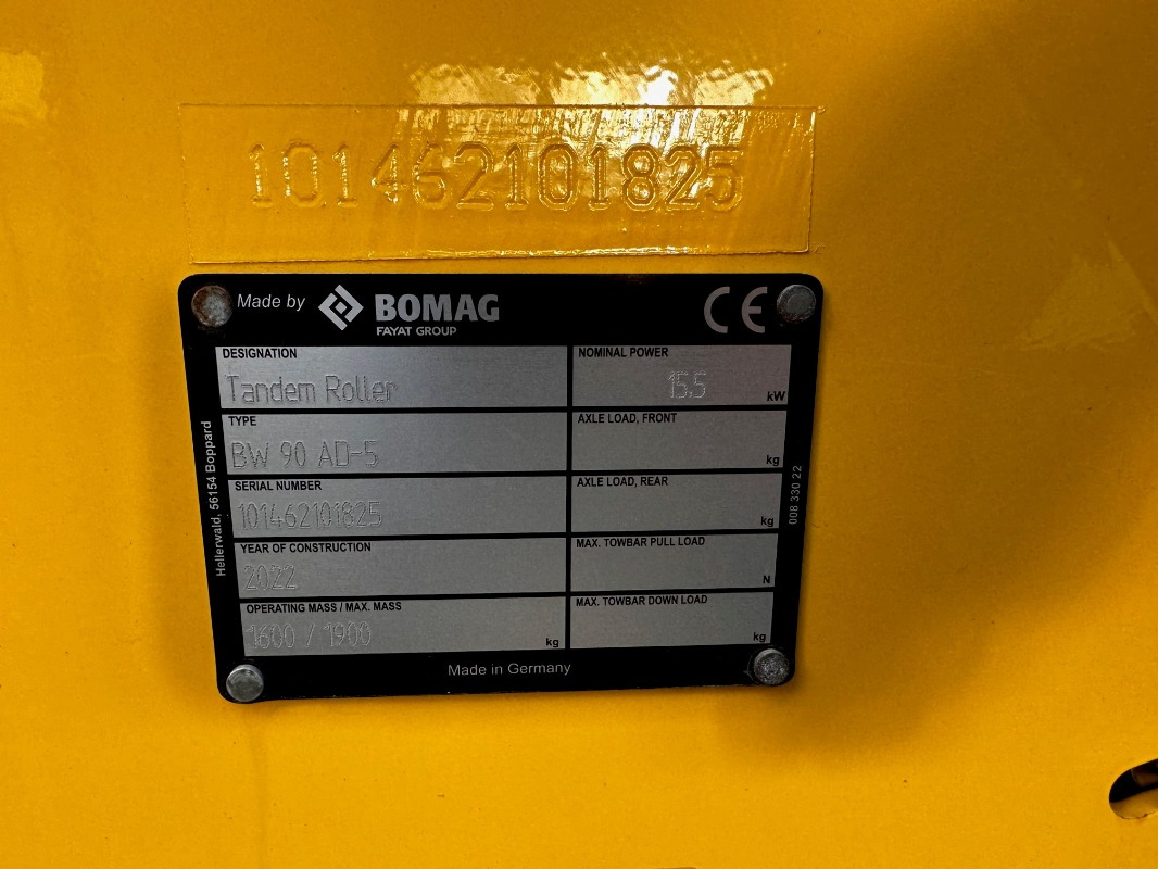 BOMAG DE BW 90 AD-5 Stage V/Tier 4f - Compacteur: photos 4 BOMAG DE BW 90 AD-5 Stage V/Tier 4f - Compacteur: photos 4