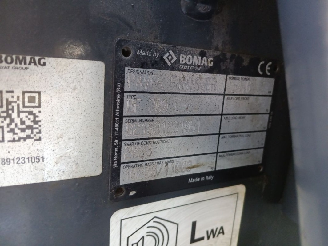 BOMAG IT BF 300 C-2 S340-2 TV Stage V/Tier 4f - Finisseur: photos 2 BOMAG IT BF 300 C-2 S340-2 TV Stage V/Tier 4f - Finisseur: photos 2