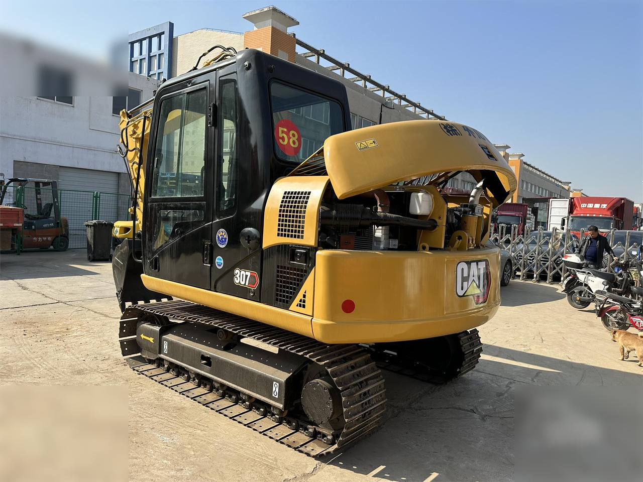 CATERPILLAR 307D - Pelle sur chenille: photos 3 CATERPILLAR 307D - Pelle sur chenille: photos 3
