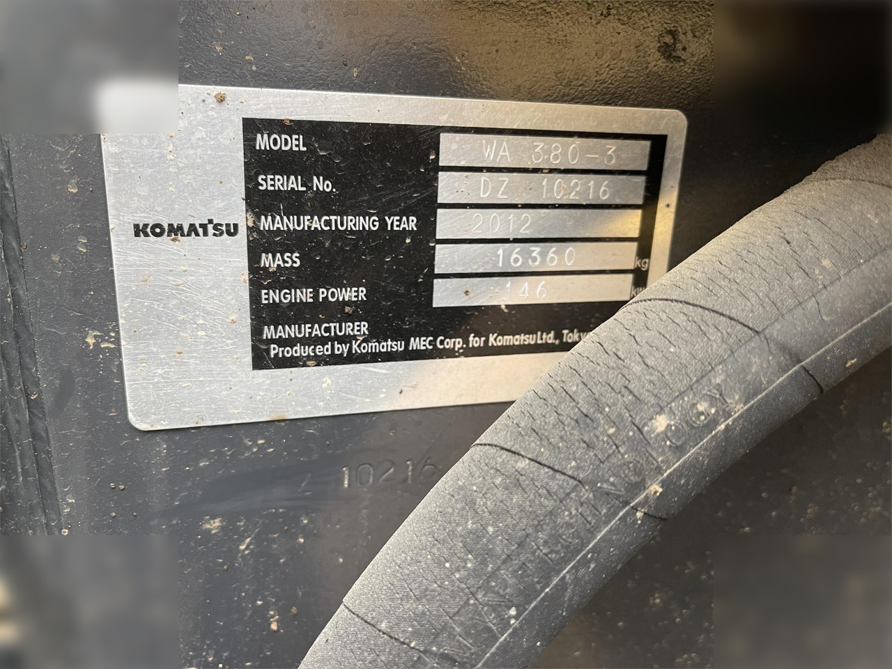 KOMATSU WA380-3 - Chargeuse sur pneus: photos 4 KOMATSU WA380-3 - Chargeuse sur pneus: photos 4