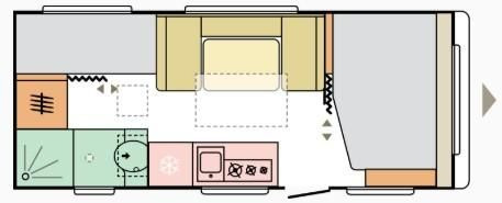 Adria Altea 60Y 552 PK*Fußboden-Temp*Eingangstür Fenst - Caravane: photos 4 Adria Altea 60Y 552 PK*Fußboden-Temp*Eingangstür Fenst - Caravane: photos 4
