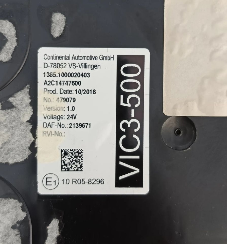 DAF XF 106 EURO 6 MX13 KOMPUTER STEROWNIK MODUŁ VIC3-500 2137691 - Moteur pour Camion: photos 2 DAF XF 106 EURO 6 MX13 KOMPUTER STEROWNIK MODUŁ VIC3-500 2137691 - Moteur pour Camion: photos 2