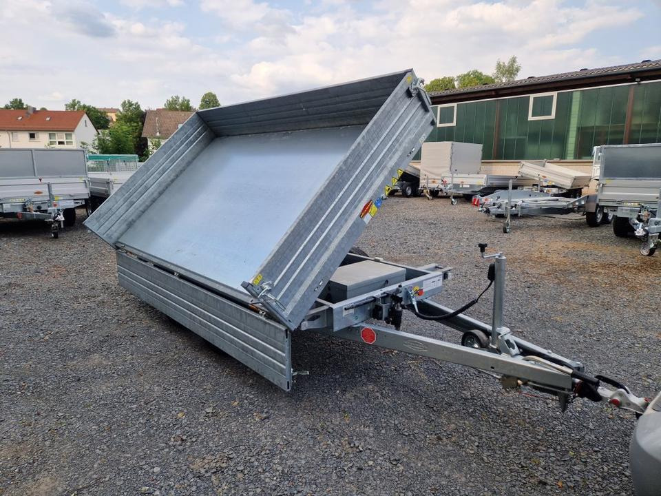 Böckmann DK-ST 3218/35 P Dreiseitenkipper PKW-Anhänger E-Pumpe - Remorque benne: photos 1 Böckmann DK-ST 3218/35 P Dreiseitenkipper PKW-Anhänger E-Pumpe - Remorque benne: photos 1