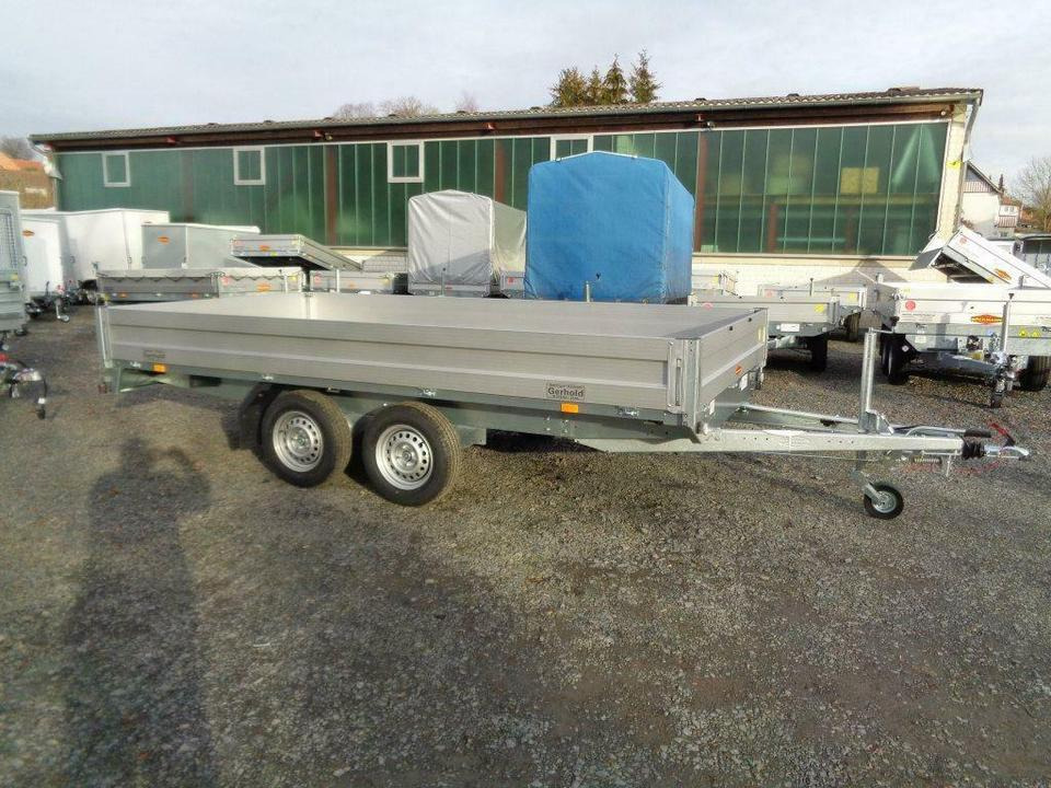 Böckmann HL-AL 4121/27 ECO PKW-Anhänger, 2,7to. Hochlader - Remorque plateau: photos 2 Böckmann HL-AL 4121/27 ECO PKW-Anhänger, 2,7to. Hochlader - Remorque plateau: photos 2