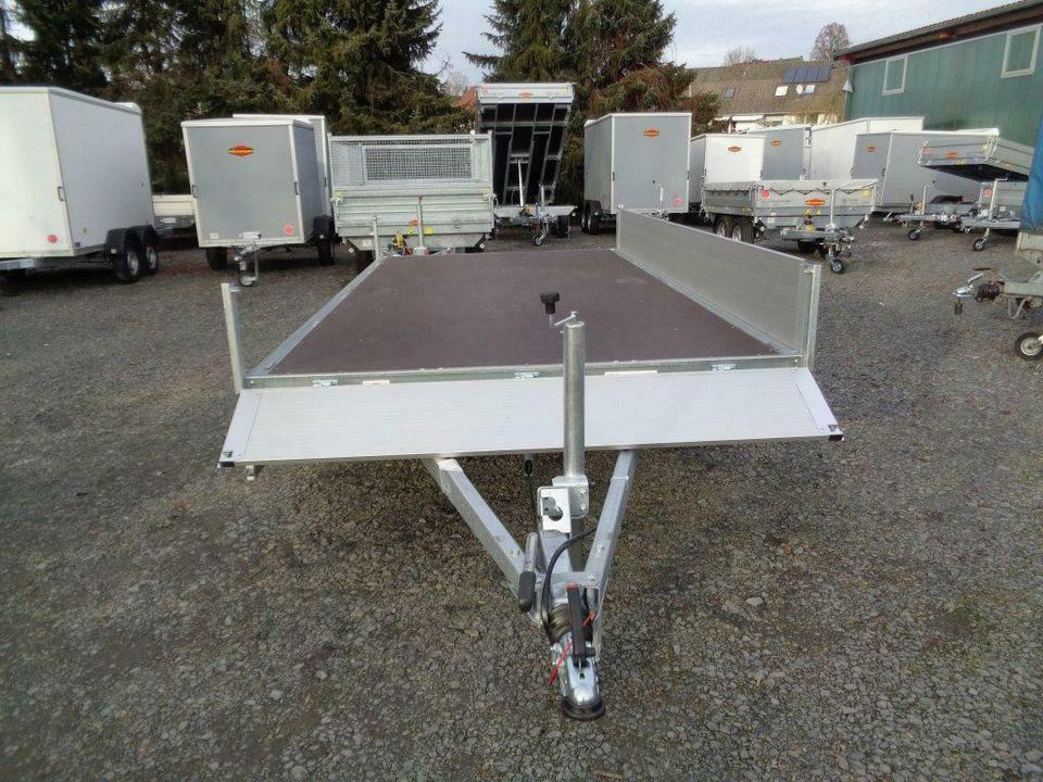 Böckmann HL-AL 4121/27 ECO PKW-Anhänger, 2,7to. Hochlader - Remorque plateau: photos 5 Böckmann HL-AL 4121/27 ECO PKW-Anhänger, 2,7to. Hochlader - Remorque plateau: photos 5