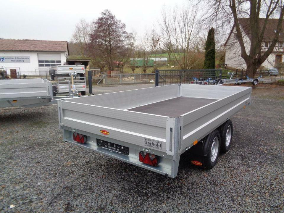 Böckmann PKW-Anhänger , 2,0 to. Hochlader, 100 km/h - Remorque plateau: photos 3 Böckmann PKW-Anhänger , 2,0 to. Hochlader, 100 km/h - Remorque plateau: photos 3