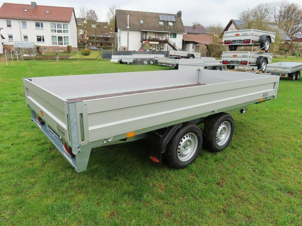 Böckmann PKW-Anhänger, 2,7 to. HL-AL 3718/27 Hochlader - Remorque plateau: photos 2 Böckmann PKW-Anhänger, 2,7 to. HL-AL 3718/27 Hochlader - Remorque plateau: photos 2