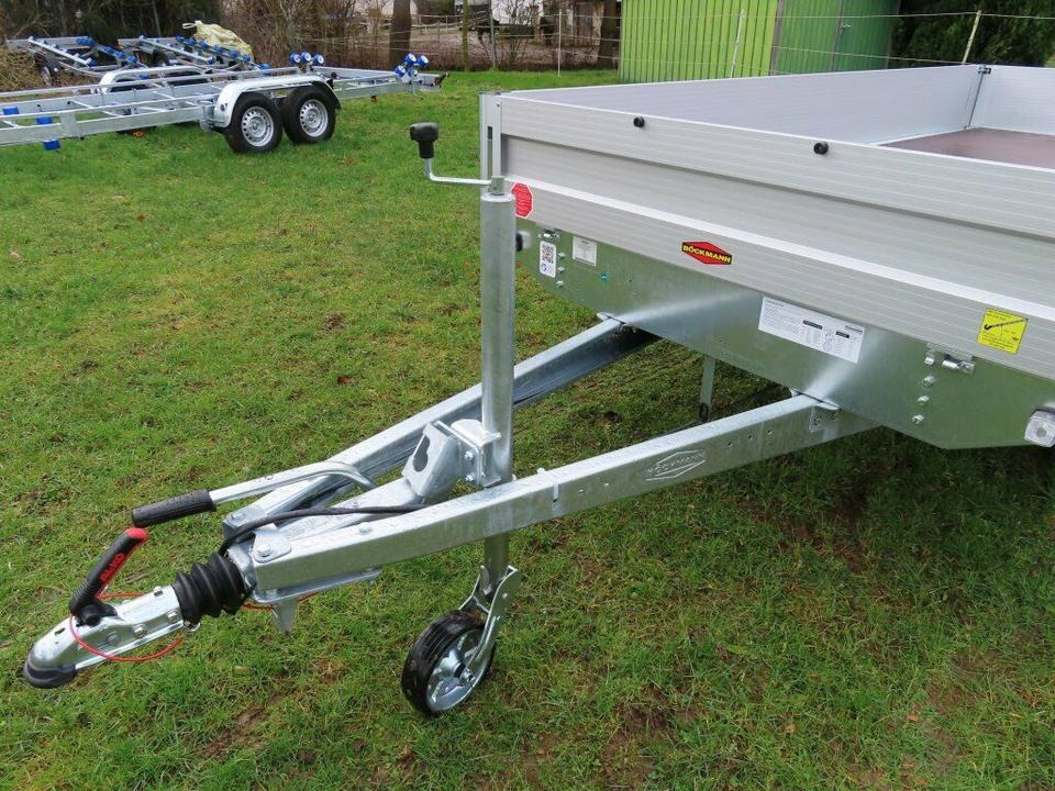 Böckmann PKW-Anhänger, 2,7 to. HL-AL 3718/27 Hochlader - Remorque plateau: photos 4 Böckmann PKW-Anhänger, 2,7 to. HL-AL 3718/27 Hochlader - Remorque plateau: photos 4