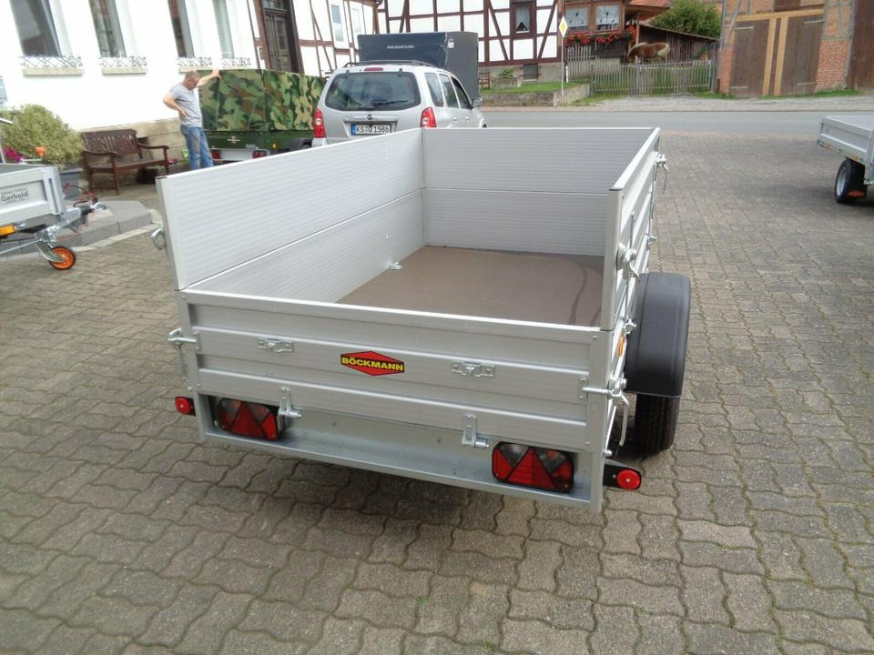 Remorque voiture Böckmann PKW-Anhänger, 750 kg, Kastenaufsatz, Containernetz: photos 12