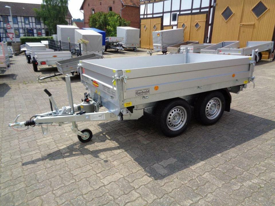 Böckmann PKW-Anhänger, Dreiseitenkipper, 2,7 to - Remorque benne: photos 3 Böckmann PKW-Anhänger, Dreiseitenkipper, 2,7 to - Remorque benne: photos 3