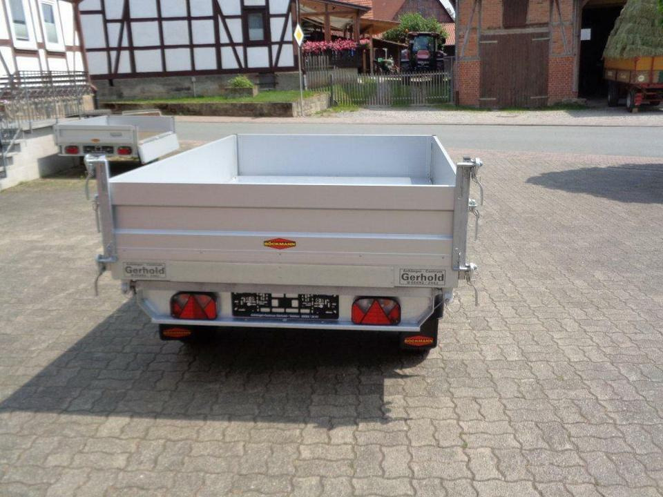 Böckmann PKW-Anhänger, Dreiseitenkipper, 2,7 to - Remorque benne: photos 5 Böckmann PKW-Anhänger, Dreiseitenkipper, 2,7 to - Remorque benne: photos 5