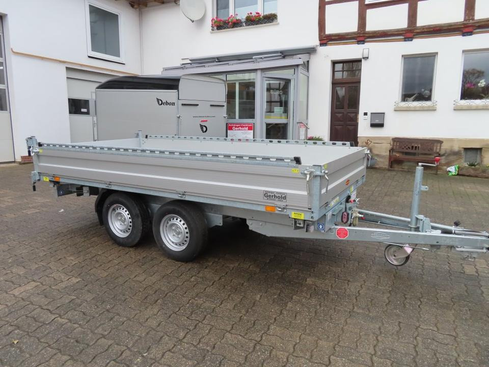 Böckmann, PKW Anhänger,Dreiseitenkipper, 3,5 to. Elektrokipper - Remorque benne: photos 2 Böckmann, PKW Anhänger,Dreiseitenkipper, 3,5 to. Elektrokipper - Remorque benne: photos 2