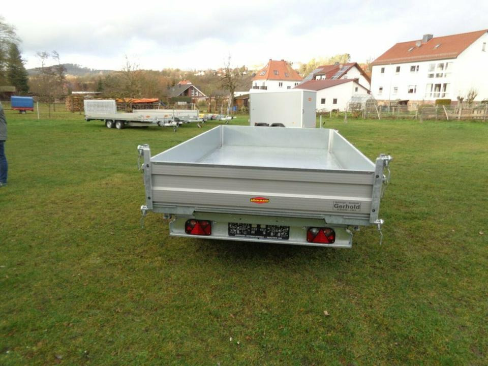 Böckmann PKW-Anhänger E-Pumpe Dreiseitenkipper 2,7 to Blechcover - Remorque benne: photos 3 Böckmann PKW-Anhänger E-Pumpe Dreiseitenkipper 2,7 to Blechcover - Remorque benne: photos 3