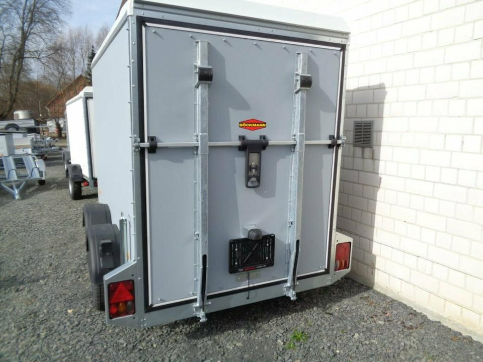 Böckmann PKW-Anhänger, KT3015/20 M-F, Auffahrrampe, 2,0 to. - Remorque fourgon: photos 5 Böckmann PKW-Anhänger, KT3015/20 M-F, Auffahrrampe, 2,0 to. - Remorque fourgon: photos 5